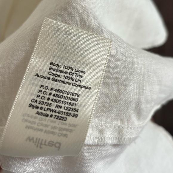 Aritzia Wilfred 100% Linen Summer dress size 4 - Picture 2 of 4